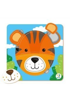 Puzzle Tm Toys Mini, sorter, tygrys 5 el. (DOP300351) Puzzle Tm Toys Mini, sorter, tygrys 5 el. (DOP300351)