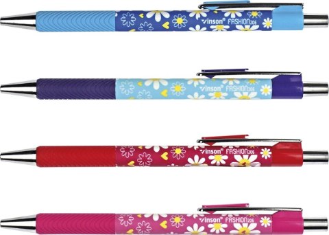 Długopis olejowy Vinson daisy 206 niebieski 0,7mm Długopis olejowy Vinson daisy 206 niebieski 0,7mm