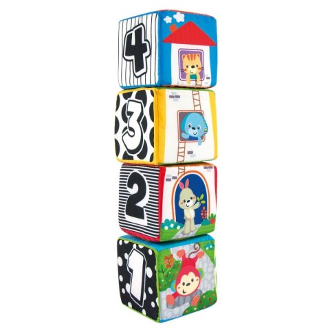Klocki pozostałe Smily Play miękkie zwierzęta dla malucha (000178) Klocki pozostałe Smily Play miękkie zwierzęta dla malucha (000178)