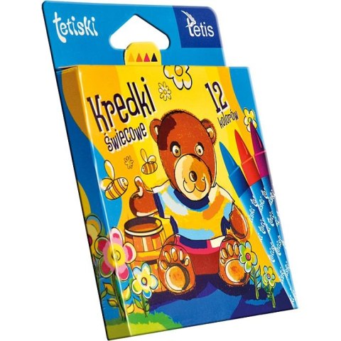 Kredki świecowe Tetis Tetiski 12 kol. (KT015-AB) Kredki świecowe Tetis Tetiski 12 kol. (KT015-AB)
