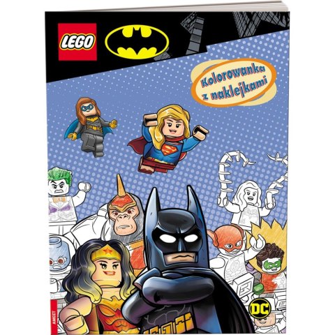 Książka dla dzieci Ameet LEGO? Batman?. Kolorowanka z Naklejkami Książka dla dzieci Ameet LEGO? Batman?. Kolorowanka z Naklejkami