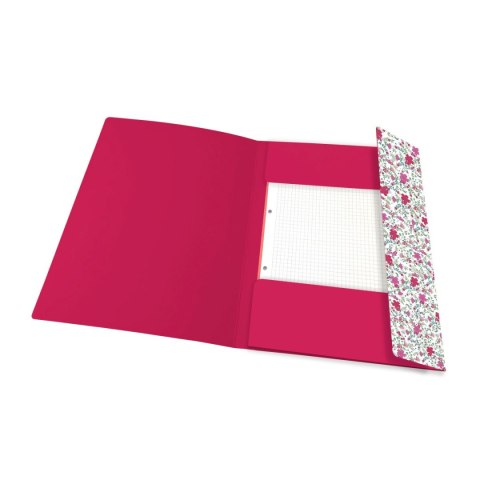 Teczka kartonowa na gumkę Floral A4 mix 350g Oxford (400113678) Teczka kartonowa na gumkę Floral A4 mix 350g Oxford (400113678)