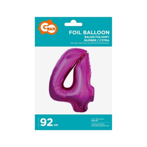Balon foliowy Godan cyfra 7 srebrny 35 cm 45cal (FG-C35S7) Balon foliowy Godan cyfra 7 srebrny 35 cm 45cal (FG-C35S7)