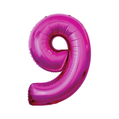 Balon foliowy Godan cyfra 9 różowa 85 cm 45cal (FG-C85r9) Balon foliowy Godan cyfra 9 różowa 85 cm 45cal (FG-C85r9)