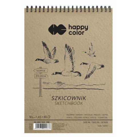 Blok artystyczny Gdd Happy Color szkicownik A5 90g 80k (HA 3809 2030-P80) Blok artystyczny Gdd Happy Color szkicownik A5 90g 80k (HA 3809 2030-P80)