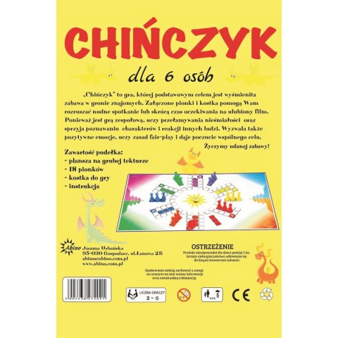 Gra planszowa Abino CHIŃCZYK 6 OSOBOWY chińczyk Gra planszowa Abino CHIŃCZYK 6 OSOBOWY chińczyk