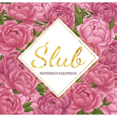 Kartka składana Henry KARNET KWDU¯Y SLUB HS PIWONIE kw (5907465665216) Kartka składana Henry KARNET KWDU¯Y SLUB HS PIWONIE kw (5907465665216)