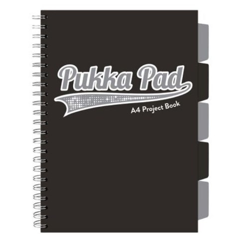 Kołozeszyt (kołobrulion) Pukka BOOK BLACKx&GREY A4 kratka czarny 5032608031013 A4 80g krata (3104) Kołozeszyt (kołobrulion) Pukka BOOK BLACKx&GREY A4 kratka czarny 5032608031013 A4 80g krata (3104)