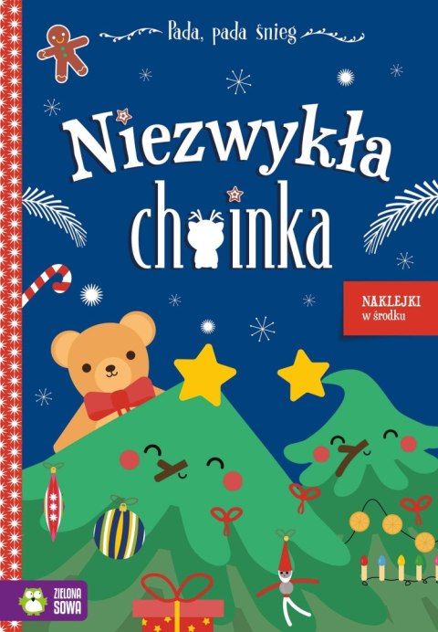 Książeczka edukacyjna Zielona Sowa Pada, pada śnieg. Niezwykła choinka Książeczka edukacyjna Zielona Sowa Pada, pada śnieg. Niezwykła choinka