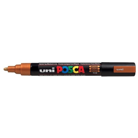 Marker specjalistyczny Uni Posca, brązowy 1,8-2,5mm okrągła końcówka (PC-5M) Marker specjalistyczny Uni Posca, brązowy 1,8-2,5mm okrągła końcówka (PC-5M)