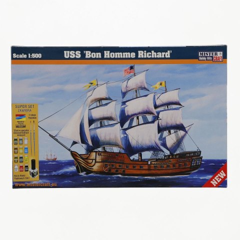 Model do sklejania Mastercraft Bon Homme Richard 1:500 (SD-165) Model do sklejania Mastercraft Bon Homme Richard 1:500 (SD-165)