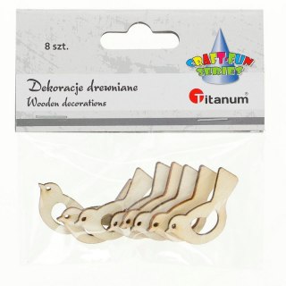 Ozdoba drewniana Titanum Craft-Fun Series ptaszki (18087)