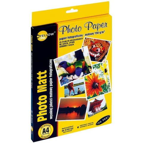 Papier foto Yellow One A4 190g Papier foto Yellow One A4 190g