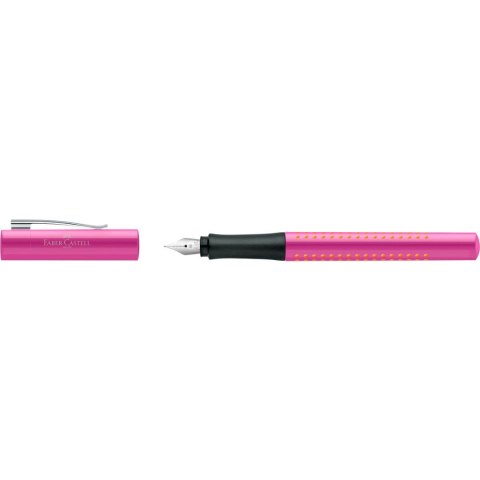 Pióro wieczne Faber Castell Grip 2010 różowo-pomarańczowe (140914) Pióro wieczne Faber Castell Grip 2010 różowo-pomarańczowe (140914)