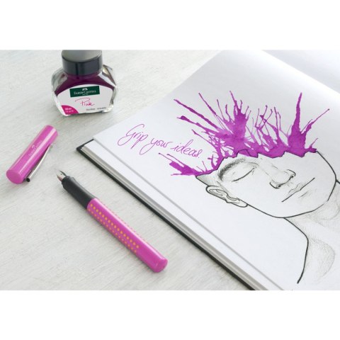 Pióro wieczne Faber Castell Grip 2010 różowo-pomarańczowe (140914) Pióro wieczne Faber Castell Grip 2010 różowo-pomarańczowe (140914)