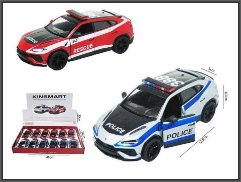 Samochód Hipo Lamborghini Urus Policja / Ambulans (HXKT275) Samochód Hipo Lamborghini Urus Policja / Ambulans (HXKT275)