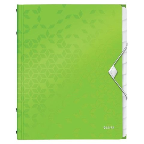 Teczka z przegródkami Leitz WOW A4 kolor: zielony 12 przegródek (46340054) Teczka z przegródkami Leitz WOW A4 kolor: zielony 12 przegródek (46340054)