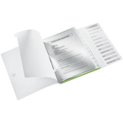 Teczka z przegródkami Leitz WOW A4 kolor: zielony 12 przegródek (46340054) Teczka z przegródkami Leitz WOW A4 kolor: zielony 12 przegródek (46340054)
