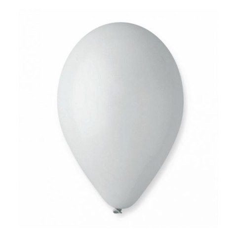 Balon gumowy Godan pastel 100 szt. szary 10cal (G90/70)