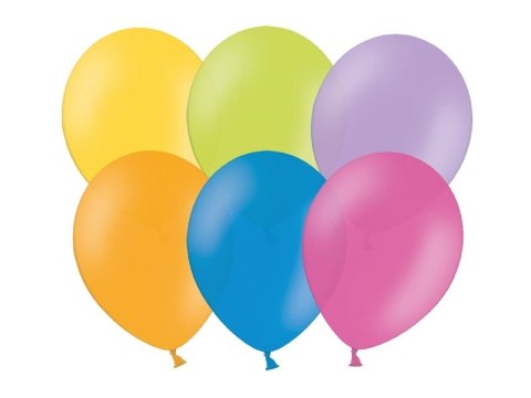 Balon gumowy Partydeco pastelowy 100 szt mix pastelowy 270mm (12P-000) Balon gumowy Partydeco pastelowy 100 szt mix pastelowy 270mm (12P-000)