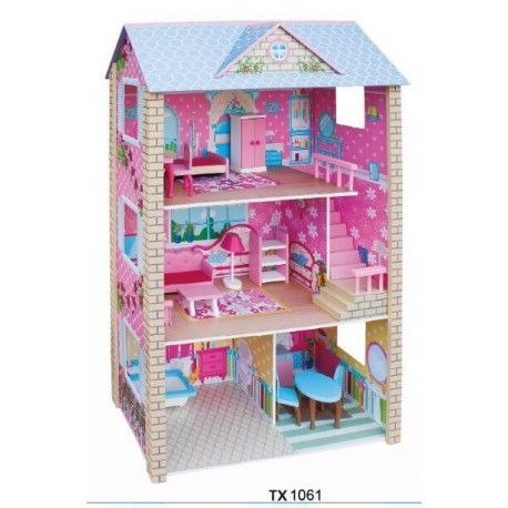 Domek dla lalek Tk Import (TX1061) Domek dla lalek Tk Import (TX1061)