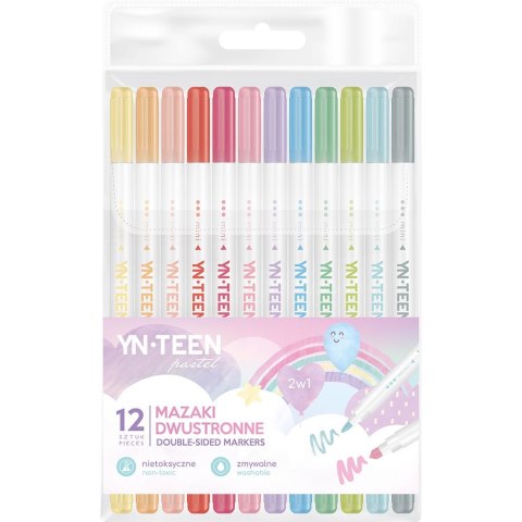 Flamaster Interdruk Pastel mazaki dwustronne 12 kol 5902277316264 12 kol. Flamaster Interdruk Pastel mazaki dwustronne 12 kol 5902277316264 12 kol.