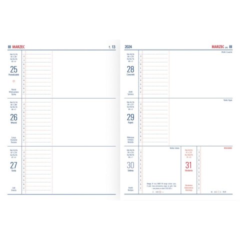 Kalendarz książkowy (terminarz) Telegraph TENO IMPRESS notesowy 145mm x 194mm (N1) Kalendarz książkowy (terminarz) Telegraph TENO IMPRESS notesowy 145mm x 194mm (N1)