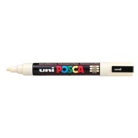 Marker specjalistyczny Uni Posca, kość słoniowa 1,8-2,5mm okrągła końcówka (PC-5M) Marker specjalistyczny Uni Posca, kość słoniowa 1,8-2,5mm okrągła końcówka (PC-5M)
