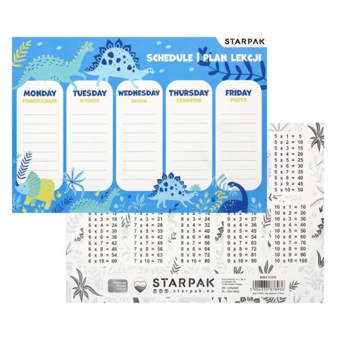 Plan lekcji Starpak (513570) Plan lekcji Starpak (513570)