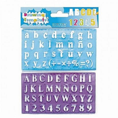 Szablon Starpak Cyferki i literki (276076) Szablon Starpak Cyferki i literki (276076)