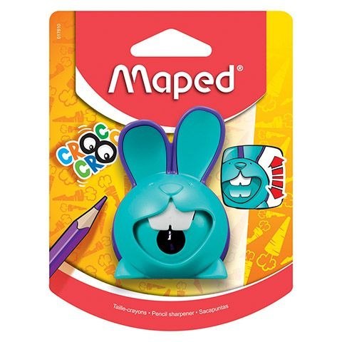 Temperówka Maped CROC CROC niebieski plastik (017690) Temperówka Maped CROC CROC niebieski plastik (017690)