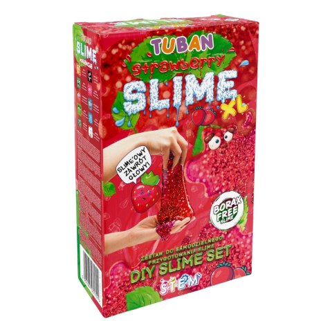 Zestaw kreatywny Tuban Super Slime XL truskawka (TU3170) Zestaw kreatywny Tuban Super Slime XL truskawka (TU3170)