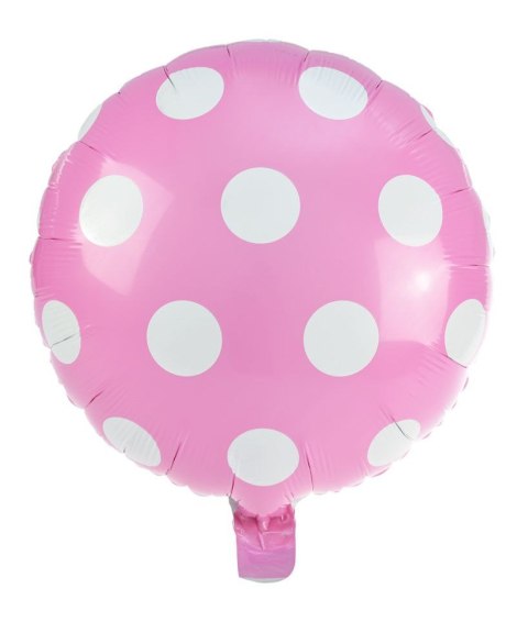 Balon foliowy Arpex kropki jasny róż (BLF3744JRO-9416) Balon foliowy Arpex kropki jasny róż (BLF3744JRO-9416)