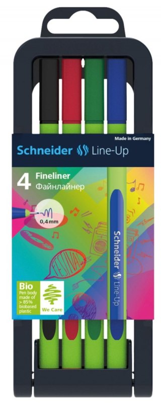 Cienkopis Schneider Line-Up, mix 0,4mm 4kol. (SR191094)