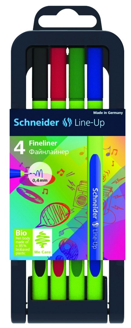 Cienkopis Schneider Line-Up, mix 0,4mm 4kol. (SR191094) Cienkopis Schneider Line-Up, mix 0,4mm 4kol. (SR191094)