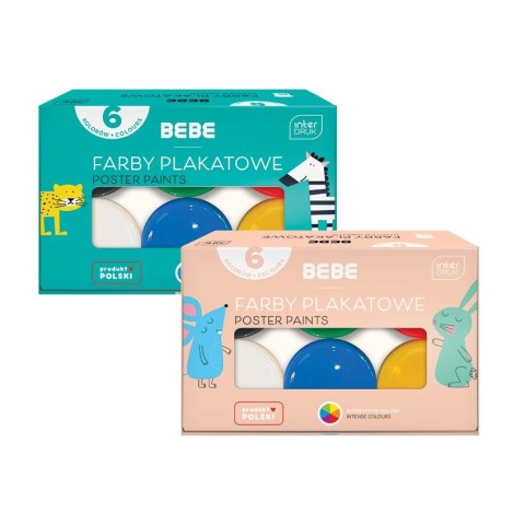 Farby plakatowe Noster BB KIDS 6kol kolor: mix 6 kolor. (5902277329868) Farby plakatowe Noster BB KIDS 6kol kolor: mix 6 kolor. (5902277329868)
