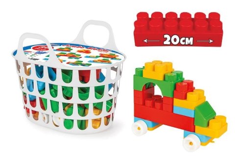 Klocki plastikowe Artyk Jumbo 36el. w koszu (032899) Klocki plastikowe Artyk Jumbo 36el. w koszu (032899)