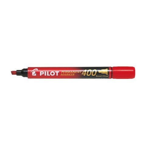 Marker permanentny Pilot, czerwony ścięta końcówka (SCA-400-R) Marker permanentny Pilot, czerwony ścięta końcówka (SCA-400-R)