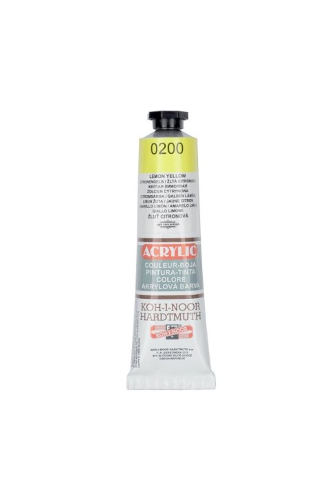 Farba akrylowa Koh-I-Noor żółta kolor: żółty 40ml (162712) Farba akrylowa Koh-I-Noor żółta kolor: żółty 40ml (162712)