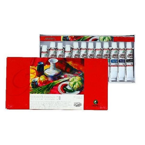 Farba gwasz Maries 12ml 12 kolor. (7312B) Farba gwasz Maries 12ml 12 kolor. (7312B)