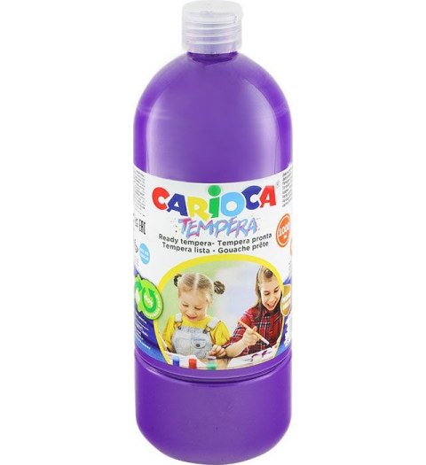 Farba tempera Carioca kolor: fioletowy 1000ml 1 kolor. (170-2662) Farba tempera Carioca kolor: fioletowy 1000ml 1 kolor. (170-2662)