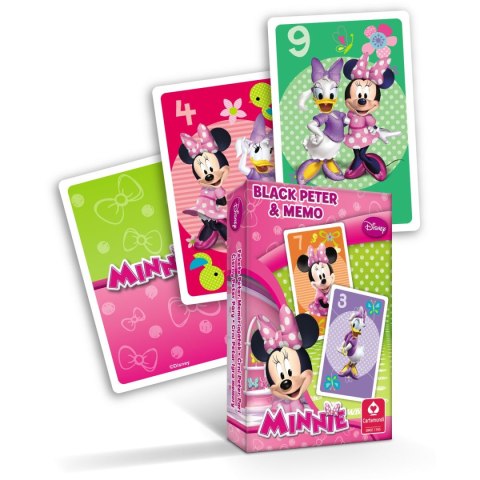 Gra karciana Czarny Piotruś & Memo Cartamundi Myszka Minnie Gra karciana Czarny Piotruś & Memo Cartamundi Myszka Minnie