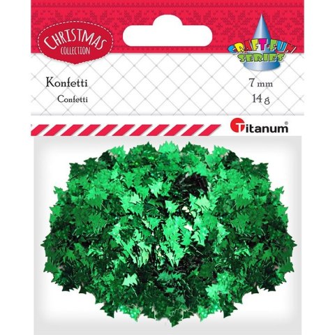 Konfetti Titanum Craft-Fun Series choinki 7mm (284804) Konfetti Titanum Craft-Fun Series choinki 7mm (284804)