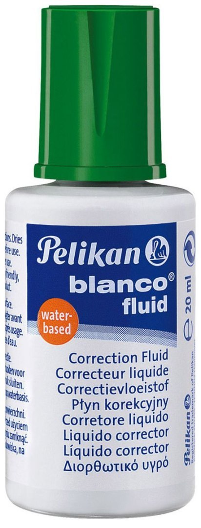 Korektor w płynie (z pędzelkiem) Pelikan Blanco 20ml (344895) Korektor w płynie (z pędzelkiem) Pelikan Blanco 20ml (344895)