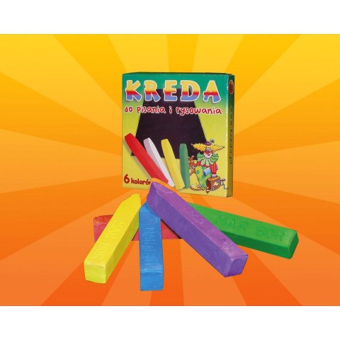 Kreda Ziemia Obiecana B3 kolor: mix 6 szt (MB-400011) Kreda Ziemia Obiecana B3 kolor: mix 6 szt (MB-400011)