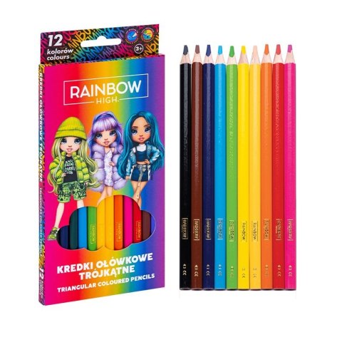 Kredki ołówkowe Zenith Rainbow High 12 kol. (312023052) Kredki ołówkowe Zenith Rainbow High 12 kol. (312023052)