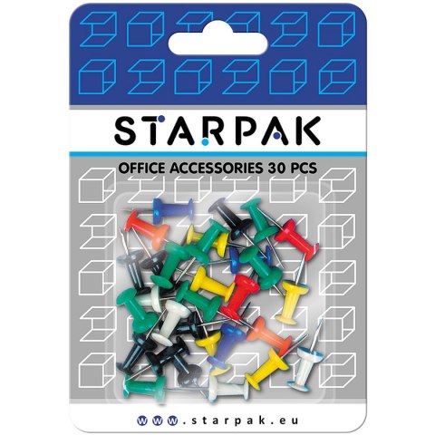 Pinezki Starpak Office kolor: mix 30 szt (149882) Pinezki Starpak Office kolor: mix 30 szt (149882)