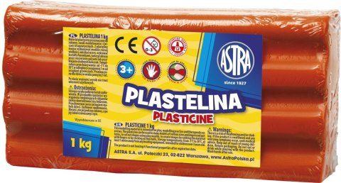 Plastelina Astra 1 kol. czerwona 1000g Plastelina Astra 1 kol. czerwona 1000g
