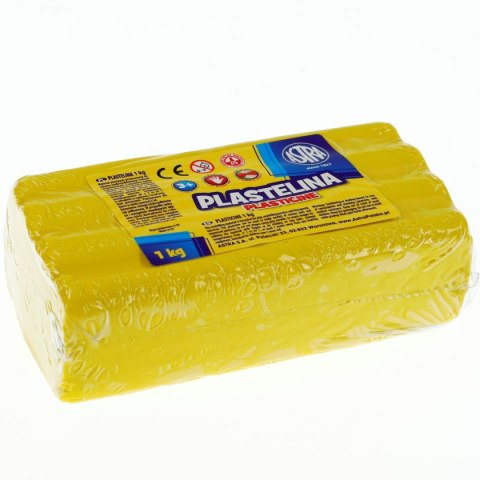 Plastelina Astra 1 kol. żółta 1000g Plastelina Astra 1 kol. żółta 1000g
