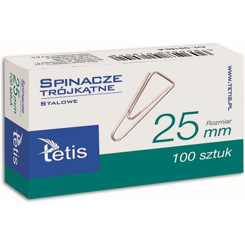 Spinacz Tetis 25mm 100 szt (GS180-A) Spinacz Tetis 25mm 100 szt (GS180-A)